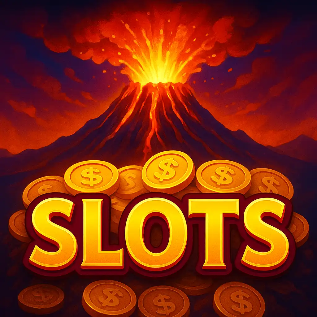 3 Coin Volcanoes slot game screenshot